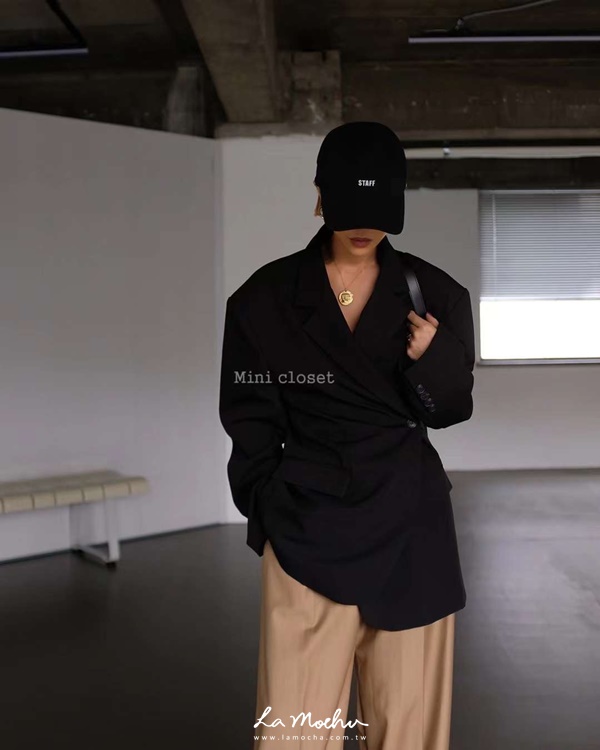 霧面光澤西裝寬褲(闆娘清單)